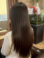 アミリー 成田美郷台店(Amily)&nbsp;天使の羽バングトリートメントストレート艶カラー長めバング