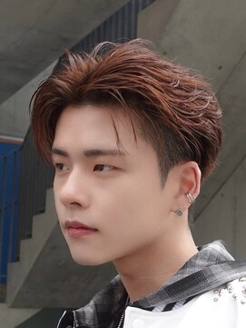 アンサー 原宿(ANSWER) シースルーセンターパート　オールバック