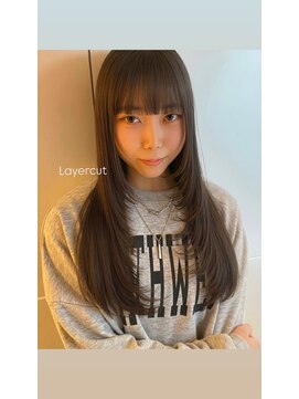 リノア 鵠沼海岸(LINOA) 韓国風ロングレイヤーカット！