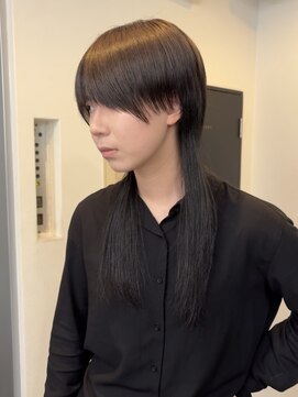 スリット(slit) 寒色ブラウン