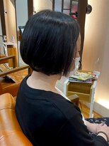 アビエクレール 河内花園(abije claire) つるりんちょ。艶感ボブ【河内花園駅】