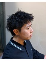 ビハインドザカーテン(BEHIND THE CURTAIN)&nbsp;【セットが簡単】ザクザクスパイキーショート×パーマ