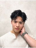 アップバングショート