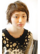 ブーケ(BOUQUET)&nbsp;小顔マッシュウルフ　ルーズ無造作