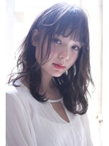 エイチ(H eitf) 【H原宿/小島遥香】 グレージュシースルーフリンジバング