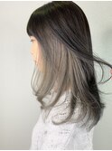 レイヤードカラー×シルバーアッシュ【Ellen新宿】