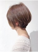 丸くびれショート_ウェーブパーマフォギーベージュ_ba290731