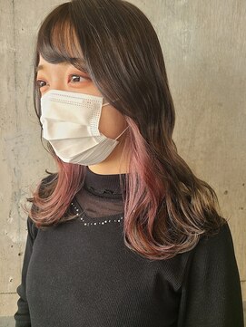 キーン 立川店(keen) 【keen×武田】インナーカラー×PINK