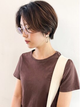 アイティーバイアルバム 藤沢店(IT by ALBUM) ハンサムショート_ミニウルフテラコッタくすみブルー_ba324481