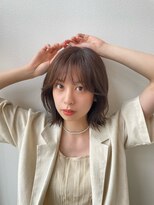 ネイビー グラ ヘアー ストーリー(NAVY gra HAIR STORY)&nbsp;オリーブ×伸ばしかけミディ