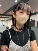 インナーカラーケアブリーチイヤリングカラーハイライトレイヤー