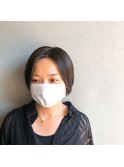 大人ショートボブ