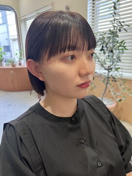 リン(Lin) ピンクブラウンボブ