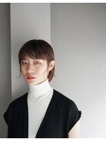 プランツ ヘアサロン(Plants HAIR SALON by GEORGE)&nbsp;まろやかブラウンカラー ショコラアッシュ ショートボブ 元住吉