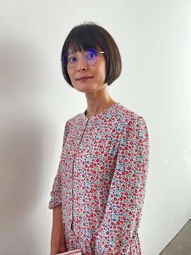 トップヘアーヒルズ 安城(TOP HAIR HILLS) 感じのいいショートボブ/前髪パーマ/ニュアンスカラー