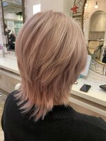 恋する毛髪研究所 金町labo&nbsp;ウルフ×ピンクベージュ