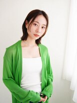 ジュール サウス 新宿南口(Joule South)&nbsp;ミディアムヘア/斜めバング/グレージュカラー/新宿駅