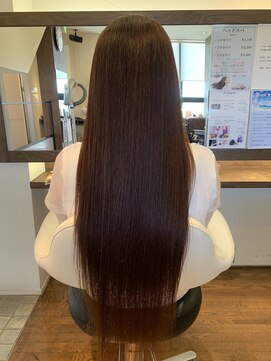 カットインホンテン(CUT IN HONTEN) 酸性ストレートパーマ×ロングスタイル