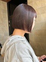 スニュウ(snuw)&nbsp;【snuw__hotaru】透明感カラーブリーチカラーボブ