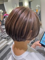 アフロディーテギンザ 日本橋人形町店(APHRODITE GINZA)&nbsp;フルバング/似合わせカット/レッドブラウン/30代40代/人形町