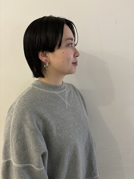 エンドリンク(endlink) 黒髪センターパートウルフ