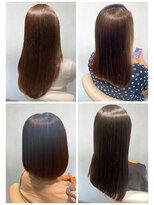 美容室フルール&nbsp;20代30代40代髪質改善酸熱トリートメント艶感ストレート