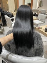 ジーナ 京都駅前(Zina)&nbsp;韓国風ブルーブラック【ブリーチなし/髪質改善/トリートメント】