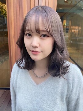 ベレーザシェルト(Beleza scelto) 122髪質改善ブリーチなしダブルカラーレイヤーカット韓国波巻き