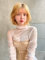 銀座　cheri ハイトーンボブ