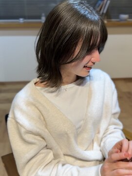 ミニ(mini) レイヤーbob × 透明感カラー