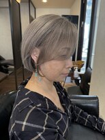 ハーツ(Heart's)&nbsp;白髪ぼかし脱白髪染め似合わせショート40代50代60代♪