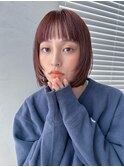 前上がりボブ似合わせ顔周りカット顔まわりレイヤーカット