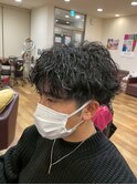 爽やかツイストスパイラルパーママッシュ×ハイライト