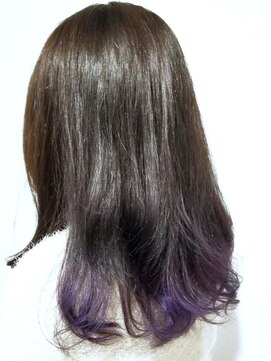 ローグ ヘアー 金町店(Rogue HAIR) イメチェン裾カラーパ－プルチェリーブラウンワンカール