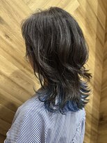 アース 岩槻店(HAIR&MAKE EARTH)&nbsp;白髪ぼかし大人インナーカラー