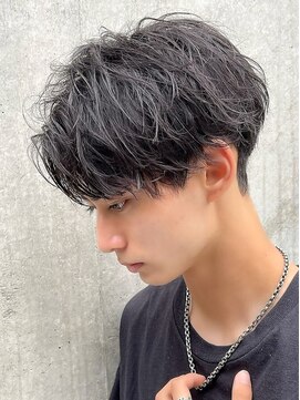 バイフィフス 原宿/表参道(by fifth) 原宿ツイストスパイラルパーマ微分け韓国センターパート七三分け