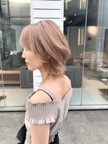 マスカリ(muscali)&nbsp;くびれヘア#ハイライトカラー#アプリコットオレンジピンクb10