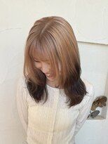 ユイバイラドンナ(Huit by LADONNA)&nbsp;ミニウルフ/刈り上げショート/刈り上げボブ/チェリーブラウン