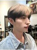 韓国シースルーマッシュウルフエンドカラー