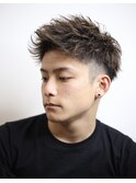 ピンパーマ/ツイスト/縦落ちパーマ/ツイスパ/メンズショート
