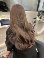 アスター 天神大名店(Aster) 小顔に見えるトレンドヘア/黒髪/オリーブグレー/ココアベージュ