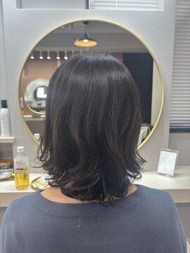 アオ 花咲町(a-o) デジタルパーマで毛先にニュアンス♪