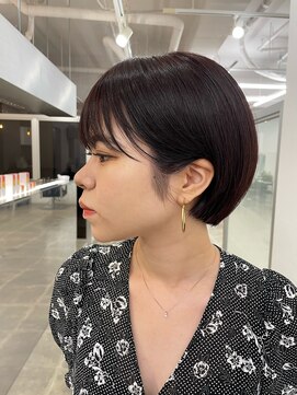 アネンド(anend) ショート×黒髪カラー