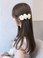 クム(kumu)&nbsp;前髪カット/ヘアセット/レイヤーカット/韓国ヘア/透明感カラー