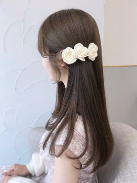 クム(kumu) 前髪カット/ヘアセット/レイヤーカット/韓国ヘア/透明感カラー