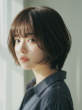 コトナ 越谷店 忙しい30代に人気!越谷の時短ショートボブ/ヘーゼルグレージュ