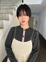 トリッカ シブヤ(TRICCA SHIBUYA) 黒髪ショート/マッシュ/前髪あり/小顔/透明感/束感/似合わせ