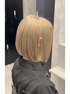 シエル 立川店(CIEL) CIEL立川×木村優作　ブロンドベージュボブ