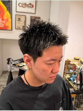 メゾンフォーメン 心斎橋店(Maison for men) スパイキーショート　刈り上げ