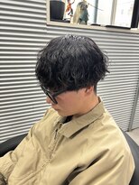 ガオプロデュースバイレボ(gao produced by revo)&nbsp;シャドウパーマ/メンズカット/眉カット/ニュアンスパーマ